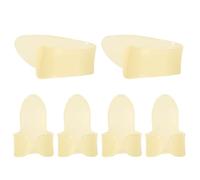 Confezione da 6 plettri ergonomici che si illuminano al buio, per pollice e dita, in plastica, leggeri, ergonomici, per musica notturna