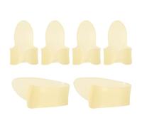 Confezione da 6 plettri ergonomici per chitarra che si illuminano al buio, per pollice e dita, comodi in condizioni di scarsa illuminazione, materiali plastetici luminosi
