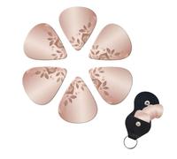 Confezione da 6 plettri per chitarra in celluloide di diverso spessore, con supporto per plettro, per chitarra acustica, chitarra elettrica, basso, ukulele