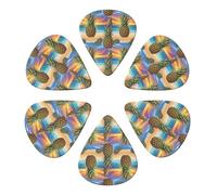 Confezione da 6 plettri Premium 351 Shape Be A Pine, plettri per chitarra elettrica, basso e acustica, qualità professionale 0,46-0,96 mm