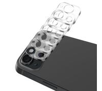 [Confezione da 6] Protezione per obiettivo della fotocamera per iPhone 14 da 6,1 pollici e iPhone 14 Plus da 6,7 pollici, vetro temperato 9H, antigraffio, compatibile con custodie, cerchio notturno