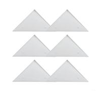 Confezione da 6 protezioni angolari per biliardino, per difendere i bordi del tavolo da gioco (bianco)
