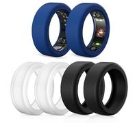 Confezione da 6 protezioni per anelli compatibili con Oura Ring Gen 4/Oura Ring Gen 3/SAMSUNG Galaxy Ring/RingConn2 e 1, accessori per allenamento in silicone, uomini e donne, M for 11/12/13/14,