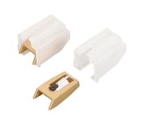 Confezione da 6 puntine per giradischi HaloVerde con strass affusolato, risposta 80-10.000 Hz, installazione semplice per lettori fonografici Crosley / / ION LP