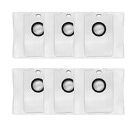 Confezione da 6 sacchetti di ricambio compatibili con aspirapolvere Conga 2499/7490/8290, accessori per sacchetti di ricambio di grande capacità 3L, filtrazione ad alta efficienza sacchetti