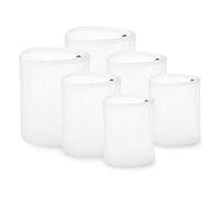 Confezione da 6 sacchetti in rete con chiusura a coulisse, per biancheria intima e lavatrice 2pcs Large+2pcs Medium+2pcs Small