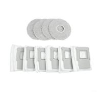 Confezione da 6 sacchetti per la polvere con chiusura forte per DJI per | 4 panni in microfibra, 6 sacchetti per la polvere, adatti per dji per romo per modelli S per A P, pulizia profonda