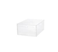 Confezione da 6 scatole trasparenti per riporre le scarpe, spesse e impilabili | Organizer per scarpe impilabile per la casa(6Pcs for Men)