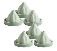 Confezione da 6 stampi per cubetti di ghiaccio a forma di montagna, in silicone, per cubetti di ghiaccio 3D, per cubetti di ghiaccio, fatti in casa, fai da te, a rilascio facile, per cocktail, succo