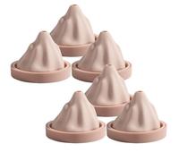 Confezione da 6 stampi per cubetti di ghiaccio a forma di montagna, in silicone, per cubetti di ghiaccio 3D, per cubetti di ghiaccio, fatti in casa, fai da te, a rilascio facile, per cocktail, succo