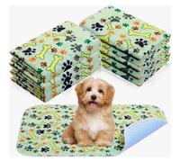 Confezione da 6 tappetini assorbenti lavabili per cani, 61 x 41 cm, riutilizzabili per l'addestramento dei cuccioli, assorbenti, impermeabil