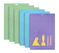 Confezione da 6 tappetini da taglio adesivi per Cricut Joy Xtra, 21,5 x | Tappetini di ricambio (standard/leggeri/presa forte) per vinile, cartoncino e materiali pesanti