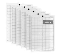 Confezione da 6 tappetini da taglio trasparenti per Cricut Joy Xtra, 21,6 x 30,5 cm, antiscivolo, autoadesivi, per vinile, cartoncino e carta, compatibili con macchine Cricut Joy Xtra