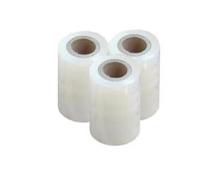 Confezione da 60 bobine di film estensibile trasparente mini roll, spessore 23 my, altezza 10 cm