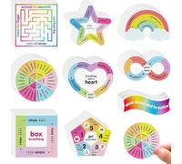 Confezione da 60 cartoline motivazionali, biglietti di incoraggiamento 4x6 con affermazioni positive per bambini e adulti, note di gentilezza