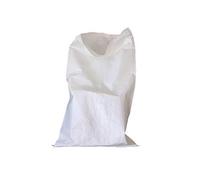 Confezione da 60 sacchi in polipropilene bianco, 50 x 80 cm, 46 g, per smaltimento rifiuti