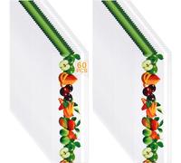 Confezione da 60 trappole adesive per mosche, trappole per mosche per finestre, fogli adesivi per mosche, trappole per mosche da interno, adesivi per mosche per la casa