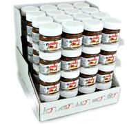 CONFEZIONE DA 64 NUTELLA MINI PICCOLA IN VETRO DA 25 GR
