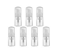Confezione da 7 bottiglie vuote in schiuma da 30 ml per sapone, per pulizia, sapone per le mani, schiuma, shampoo, confezioni per cosmetici (trasparente)