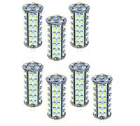 Confezione da 7 lampadine LED HQRP G4 66 LED SMD 3528 bianco freddo per campe...
