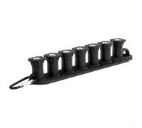 Confezione da 7 ugelli con supporto per idropulitrici, supporta una pressione di 4000 PSI, compatibile con la maggior parte dei modelli e include funzione Quick Connect (nero)