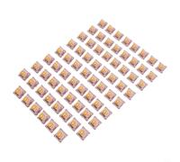 Confezione da 70 interruttori meccanici lineari silenziosi per tastiera meccanica Outemu V2V3, prelubrificati con design a 5 pin e caratteristiche resistenti alla polvere per un uso a lungo termine (D