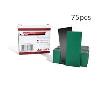 Confezione da 75 etichette magnetiche verdi con nome