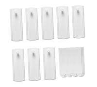Confezione da 8 accessori per quadri con adesivo riutilizzabile | Collezione artistica da 8 pezzi per superfici lisce, 24 fogli adesivi per una facile decorazione della parete senza attrezzi