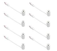 Confezione da 8 adattatori di ricambio da spina bianca a USB-C per pannello solare ad anello e fotocamere USB-C compatibili con Spotlight Cam Pro, Stick Up Cam Pro, Spotlight Cam Plus Batteria