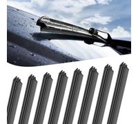 Confezione da 8 Automotive Tergilunotto Rear, Spazzole Tergicristallo Flat Blade Alte Prestazioni, Striscia Tergicristallo in Silicone Ricarica, Tergicristallo Senza Cornice Per Parabrezza Anteriore