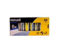 Confezione da 8 batterie alcaline Maxell LR06 AA 1,5 V NEW