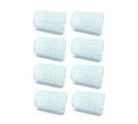 Confezione da 8 bigodini grandi auto-aderenti, 4 cm, colore singolo casuale