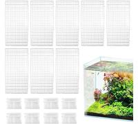 Confezione Da 8 Coperture per Acquario in Acrilico Trasparente Con Clip, Coperch