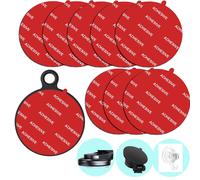 Confezione Da 8 Cuscinetti Adesivi Di Ricambio Da 70 Mm per Cruscotto/Parabrezza