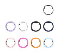 Confezione da 8 custodie protettive in silicone adatte per RingConn Gen2/2 Air, antiurto, anti goccia, antipolvere, in silicone, protezione elastica (L)