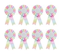 Confezione Da 8 Distintivi Colorati, Distintivi Del Vincitore, Distintivi Di Nozze, Distintivi Di Laurea, Distintivi Multifunzionali, Forniture Per Feste