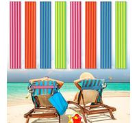 Confezione da 8 elastici per asciugamani per sedie da spiaggia, crociera, per lounge, spiaggia, piscina, sedie, porta asciugamani, elastici antivento, accessori da spiaggia per l'estate (stile vivace,