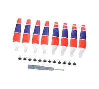 Confezione da 8 eliche silenziose a basso rumore per 3/4 con rotori per aeromobili in fibra di carbonio a basso rumore testati dinamica bilanciata