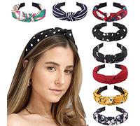 Confezione da 8 fasce per capelli da donna con fiocco accessori per capelli