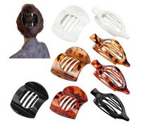 Confezione da 8 fermagli per capelli grandi da donna, con scheletro piatto, gioielli per capelli a tenuta forte, fermagli per capelli piatti, fermagli per capelli sottili, accessorio estetico