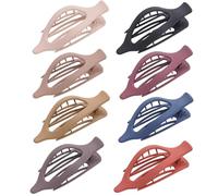Confezione da 8 fermagli per capelli piatti francesi da donna, grandi, opachi, antiscivolo, per capelli spessi e sottili, accessori per lo styling a tenuta forte