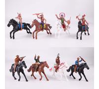 Confezione Da 8 Figurine Da Cowboy per Bambini, Decorazione per La Casa