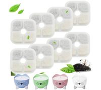 Confezione da 8 filtri per fontane d'acqua per gatti, ricambio per fontana Catit Pixi, filtro di ricambio per fontana per animali domestici, per fontane d'acqua Catit per fontane d'acqua per cani e