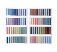 Confezione da 8 linguette adesive riposizionabili per libri, segnalibro trasparente, per scuola e ufficio, 1600 pezzi