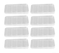 Confezione da 8 livellatori trasparenti per mobili per fissare gli spazi tra le gambe e il pavimento su tavoli, sedie e scrivanie