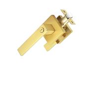 Confezione Da 8 Maniglie For Porte In Oro For La Privacy, For Camera Letto E Bagno, Robuste Serrature In Ottone Satinato Senza Chiave Con Design Interno Quadrato