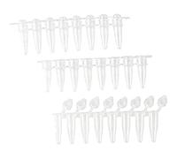 Confezione da 8 Neolab 7 PCR 5207 - Plain profilo curvo coperchio 0.2 ml, strisce, trasparente (confezione da 125)
