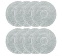 Confezione da 8 panni di ricambio per Cecotec per robot aspirapolvere Conga M100 Spin AI, cuscinetti in microfibra per una pulizia efficiente del pavimento in case con animali domestici e bambini