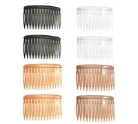 Confezione Da 8 Pettini Per Capelli Da Donna Pettine A Clip A Denti Fini Pettine Per Capelli In Plastica A 14 Denti Pettine Laterale Francese Pettine Per Capelli Twist Accessori Per Acconciature