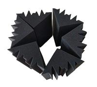 Confezione da 8 piastre acustiche protezione acustica schiuma piastrelle studio schiuma suono ammortizzatore 12 x 12 x 24 cm
